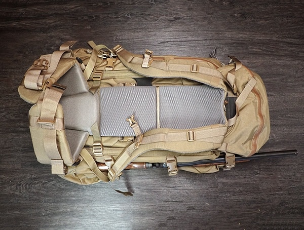 Mystery Ranch Marashall Back Of Pack With Rifle Added