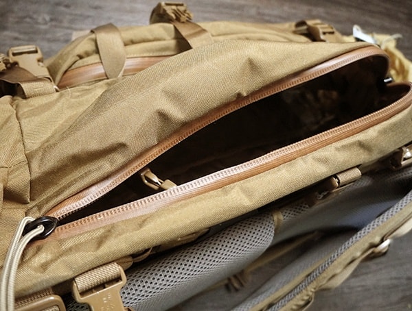 Mystery Ranch Marashall Hunting Pack Side Open