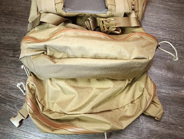 Mystery Ranch Marashall Second Top Compartment Closed