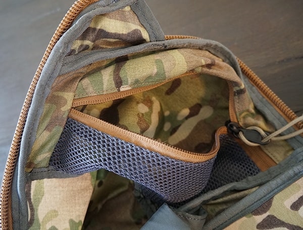 Mystery Ranch Urban Assault Unzipped Open Side Mesh Pocket