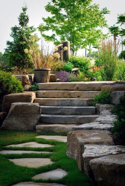 Natural Stone Flagstaff Exterior Ideas Stepping Stone