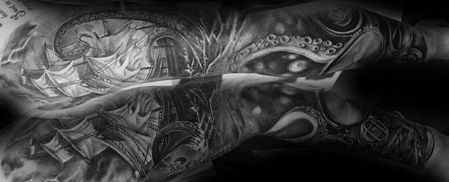 Nautical Sleeve Tattoos For Men