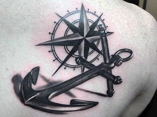 nautical-star-with-realistic-anchor-mens-shoulder-tattoo