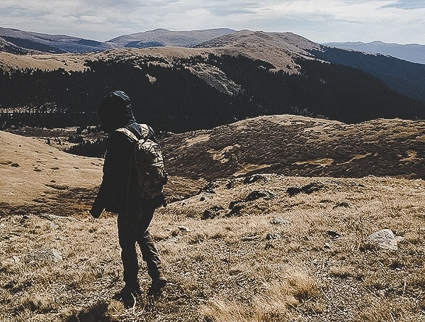 Navy Guys Fjallraven Skogso Jacket Outdoor Hiking Review In Colorado