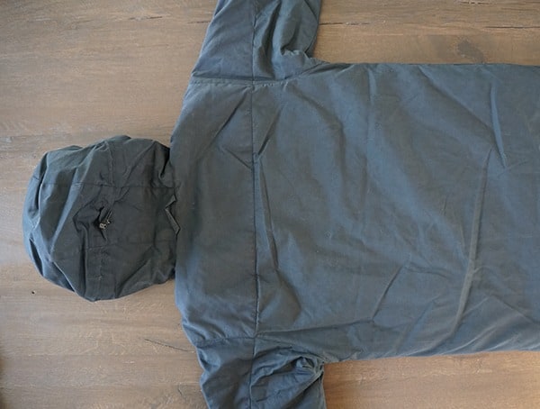 Navy Mens Fjallraven Skogso Padded Jacket Back