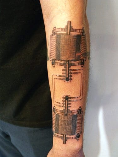 Nerd Tattoos For Guys On Outer Forearm