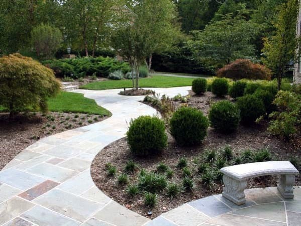 white-washed flagstone