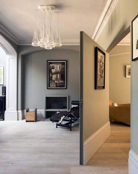 large swivel entire wall panel hidden door