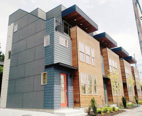 contemporary metal siding panels