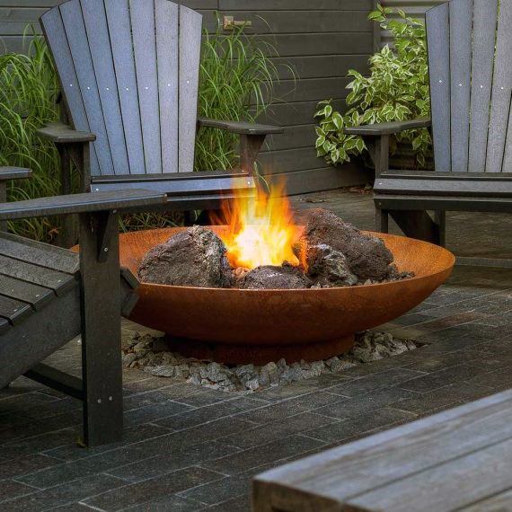 Nice Metal Fire Pit Backyard Ideas