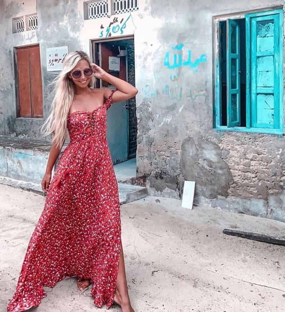 Nice Red Maxi Dress Outfit