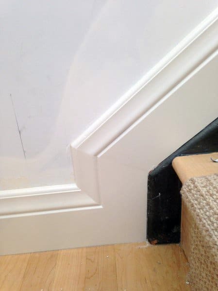 white stair trim 