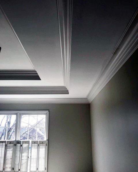 Nice White Trey Ceiling Ideas