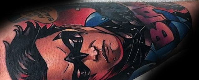Nightwing Tattoo Designs For Men