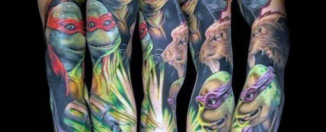 Ninja Turtle Tattoo Designs For Men