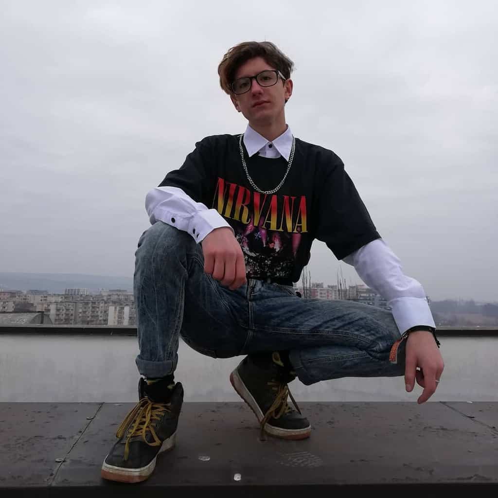 Nirvana Shirt Grunge Outfit