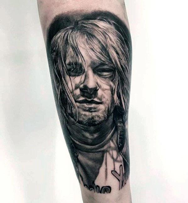 Nirvana Tattoo On Men