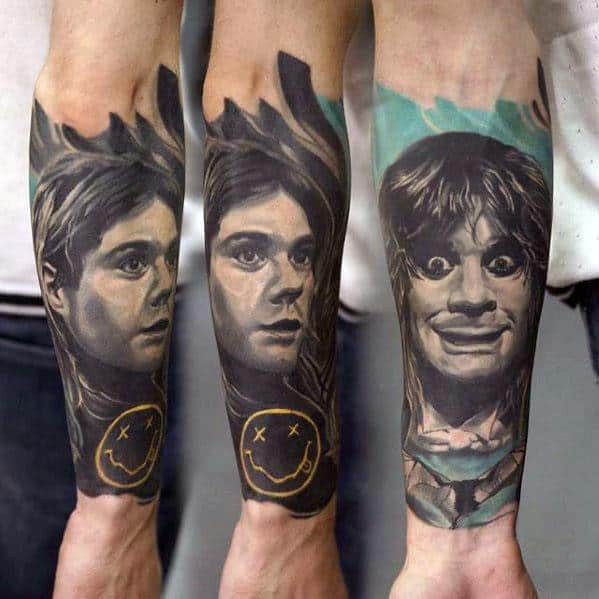 Nirvana Tattoos Guys