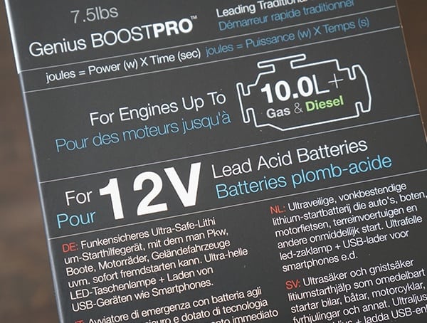 Noco Gb150 Boost Pro Jump Starter For Up To 10 Liter Gas And Diesel Engines