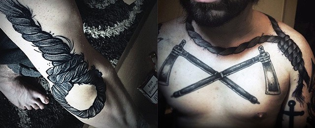 Noose Tattoo Designs For Men
