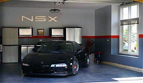 Nsx Inspired Garage Paint Color Design