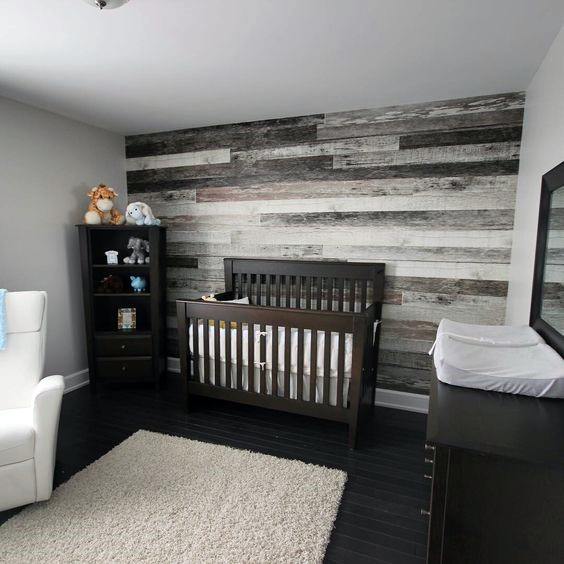 Nursery Rustic Wood Wall Ideas Inspiration