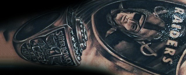 Oakland Raiders Tattoos For Men