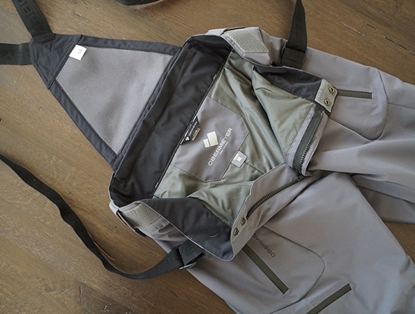 Obermeyer Force Suspender Pant Opened Front Zipper