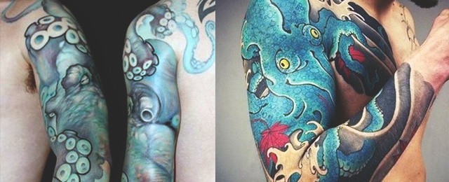 Octopus Tattoo Designs For Men