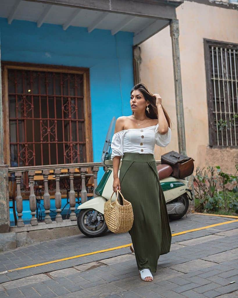 Off Shoulder Summer Outfit