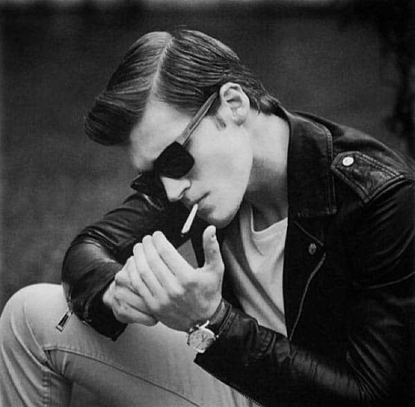 Old School Greaser Rockabilly Hair Style For Guys