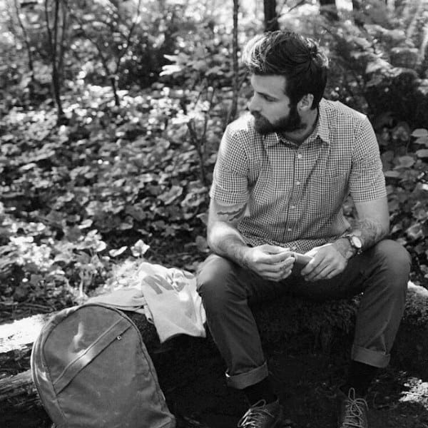 Old School Hipster Men Hairstyle