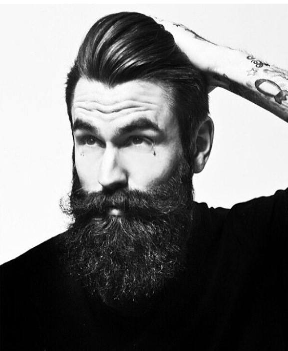 Old School Mens Pompadour Haircut