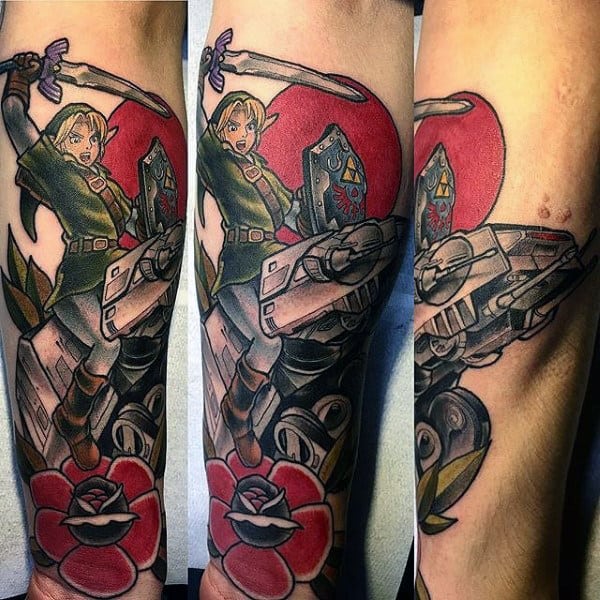 Old Scohol Guys Zelda Tattoo Deisgns