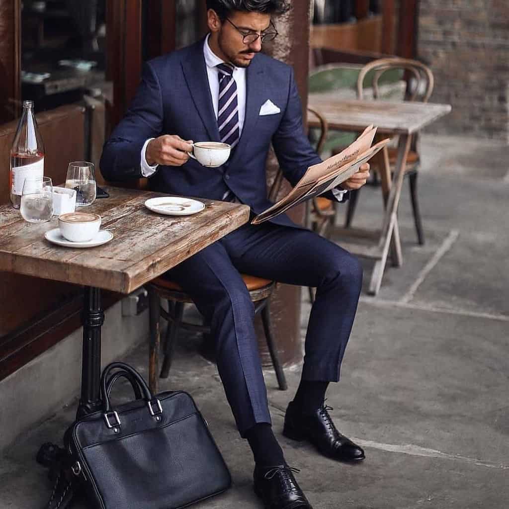 Old Style Suit Mens Outfit