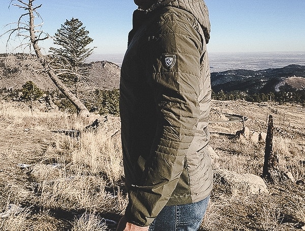 Olive Guys Kuhl Wildkard Hybrid Hoodie Review While Hiking