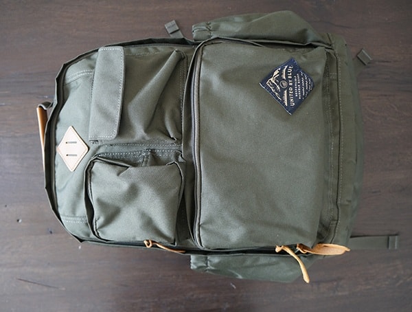 Olive United By Blue 24l Arid Backpack Front