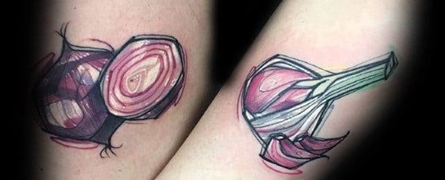 Onion Tattoo Ideas For Men