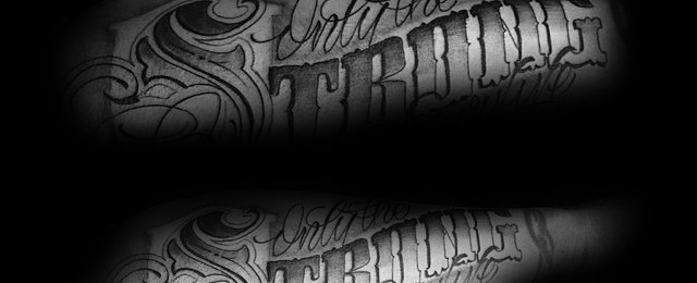 Only The Strong Survive Tattoos For Men