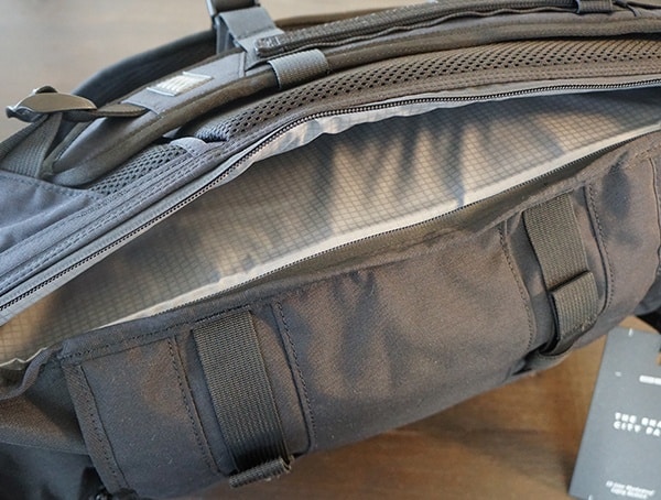Open Laptop Compartment Mission Workshop The Rhake Waterproof Backpack