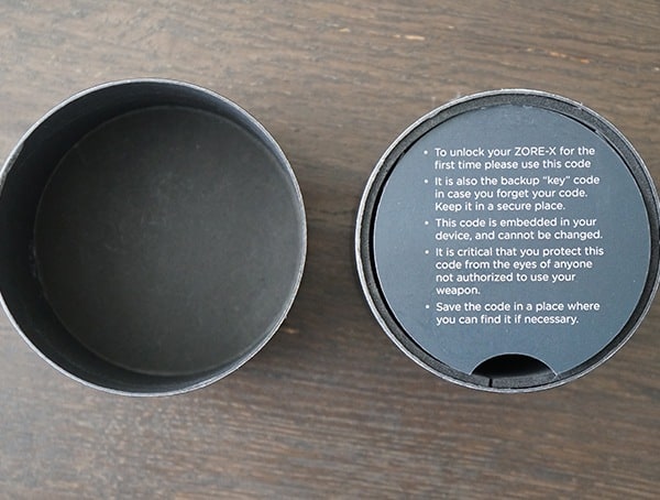 Opening Package Gun Lock Zore X Core 9×19