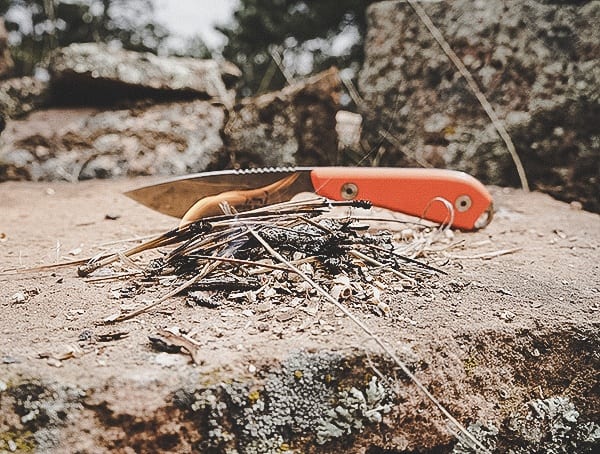 Orange Textured G10 White River Knife And Tool M1 Backpacker Pro Flag Reviews