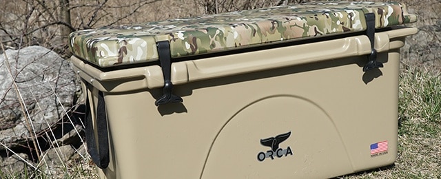 Orca Cooler Review Tan 75 Quart With Multicam Camo Hydro Dripped Lid