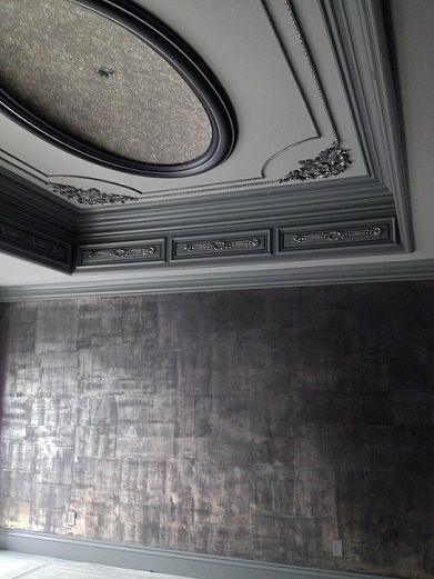 Ornate Grey Trey Ceiling Ideas