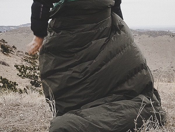 Outdoor Camping Takibi Kake Futon Down Blanket Review