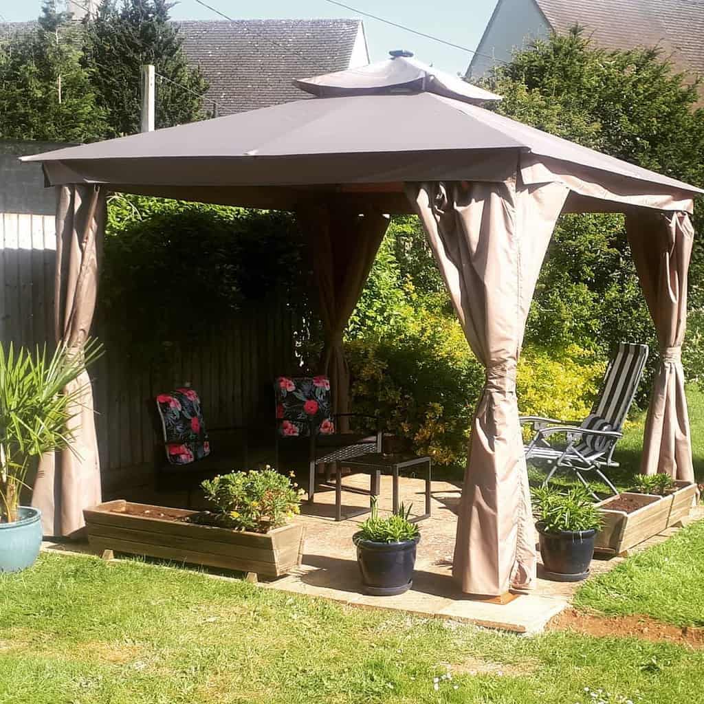 outdoor gazebo wicker furniture