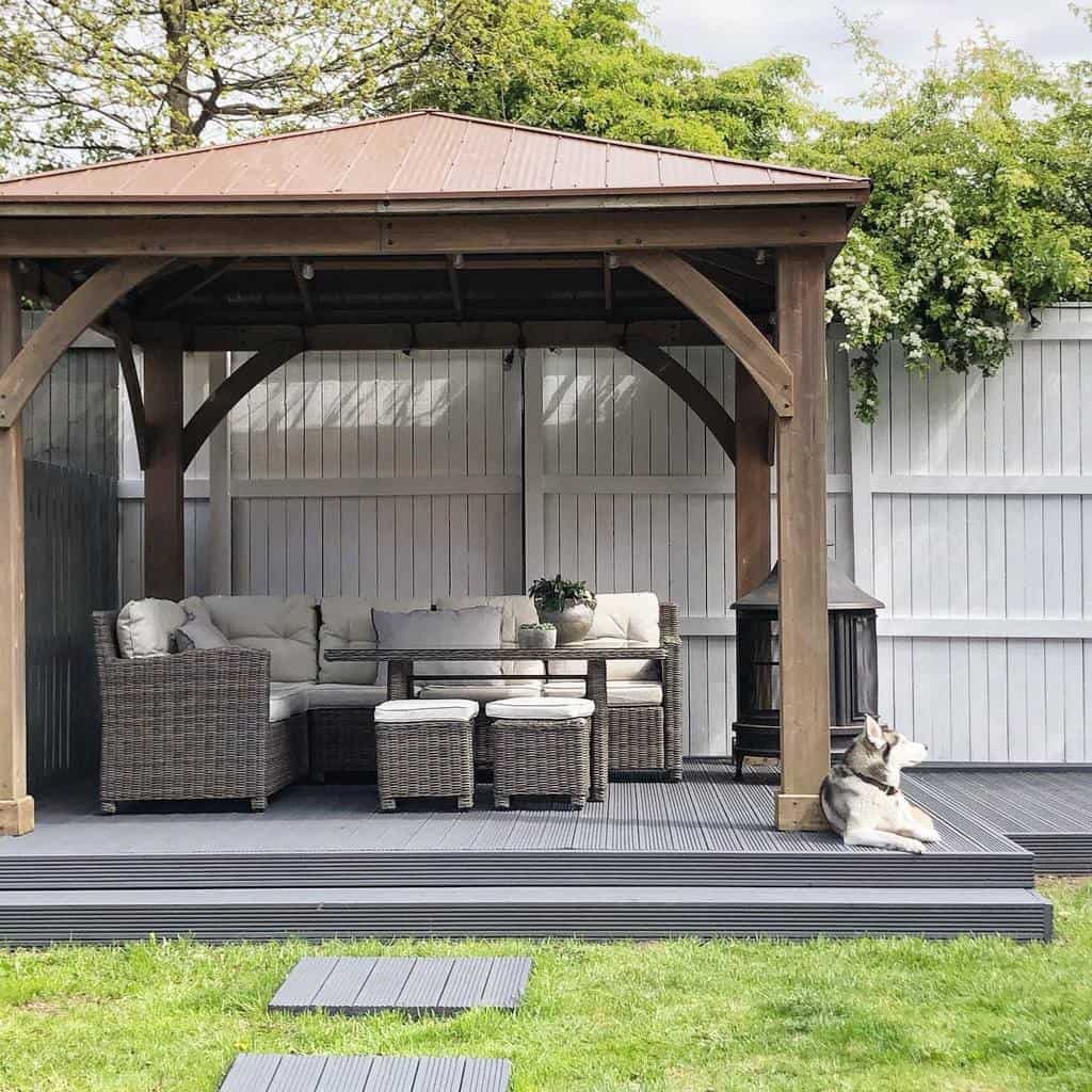wood outdoor covered patio wicker furniture