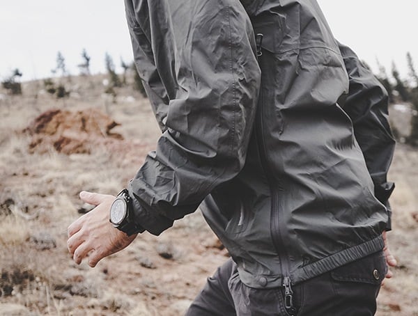 Outdoor Field Test Manatee Grey Mens Beyond Clothing K6 Arx Rain Jacket