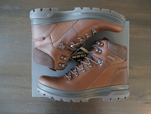 Outdoor Leather Boots Mens Ecco Rugged Track Gtx Hi