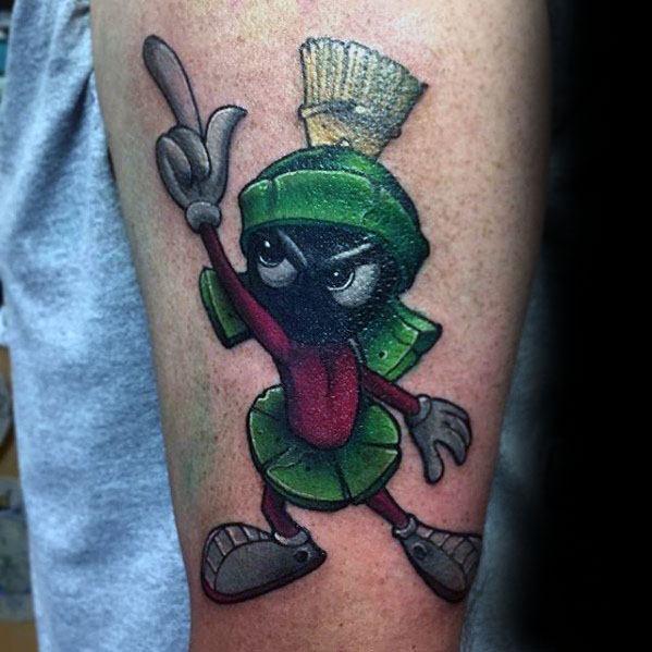 Outer Arm Guys Marvin The Martian Tattoo Ideas